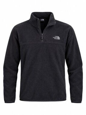 The North Face Fleece Quarter Zip Pullover Black